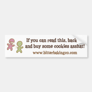 Bitter Baking Company Logo Bumpersticker