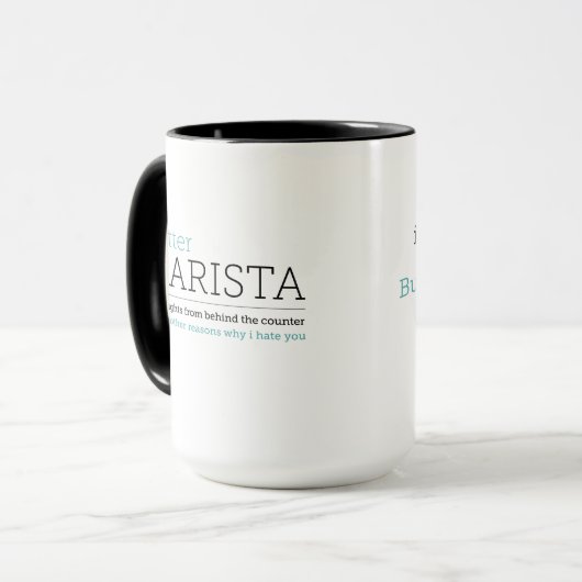 Bitter Barista Mok (Voorkant links)