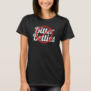Bitter Betties doorsneden rode cirkel T-shirt