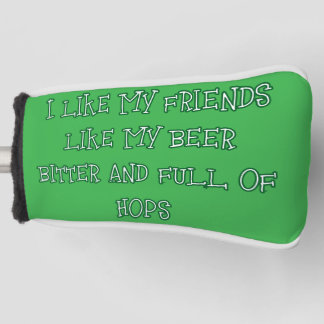 Bitter bier gewenst golfheadcover