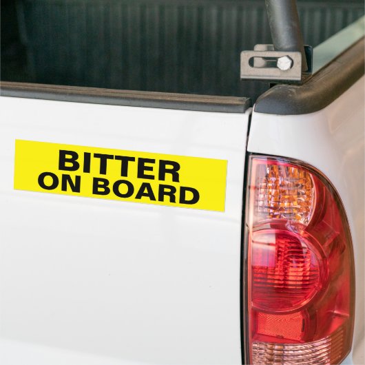 bitter bumpersticker (Op Truck)