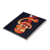 Bitter Campari door Cappiello Tegeltje (Zijkant)