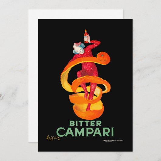 Bitter Campari | Leonetto Cappiello (Voorkant / Achterkant)