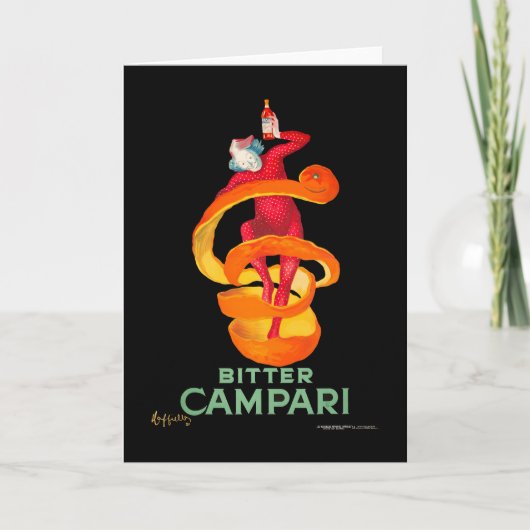 Bitter Campari | Leonetto Cappiello Kaart (Voorkant)