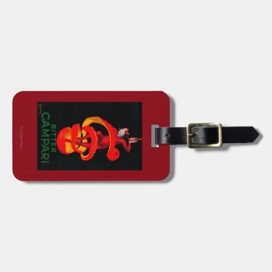 Bitter Campari  PosterEurope Bagagelabel (Voorkant horizontaal)