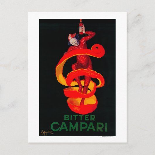 Bitter Campari PosterEurope Briefkaart (Voorkant)