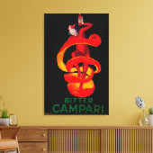 Bitter Campari  PosterEurope Canvas Afdruk (Insitu (Woonkamer))