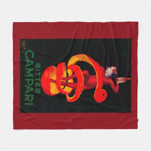 Bitter Campari PosterEurope Fleece Deken (Voorkant (Horizontaal))