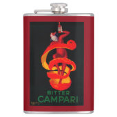 Bitter Campari PosterEurope Heupfles (Voorkant)
