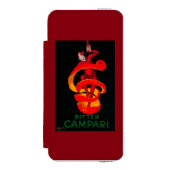 Bitter Campari  PosterEurope Incipio iPhone Portemonnee Hoesje (Voorkant Agenda)