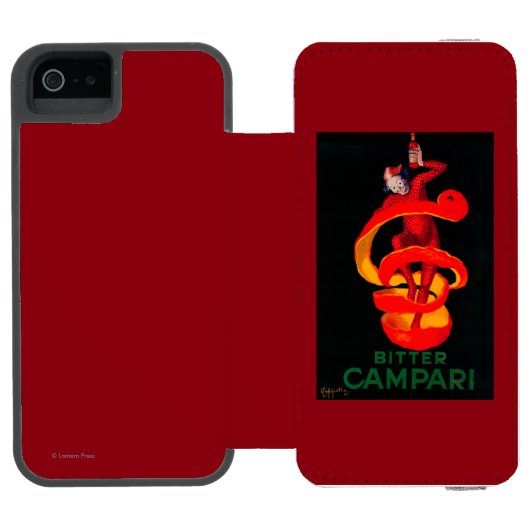 Bitter Campari  PosterEurope Incipio iPhone Portemonnee Hoesje (Agenda Open)