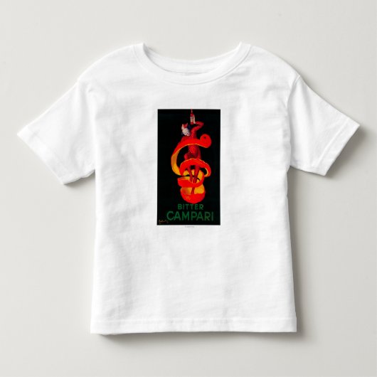 Bitter Campari PosterEurope Kinder Shirts (Voorkant)