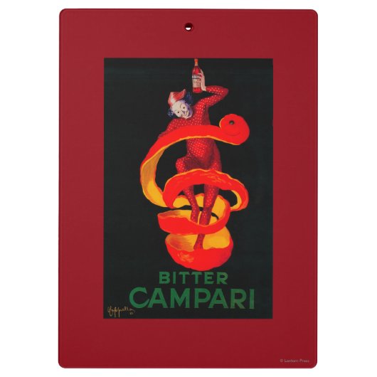 Bitter Campari PosterEurope Klembord (Achterkant)