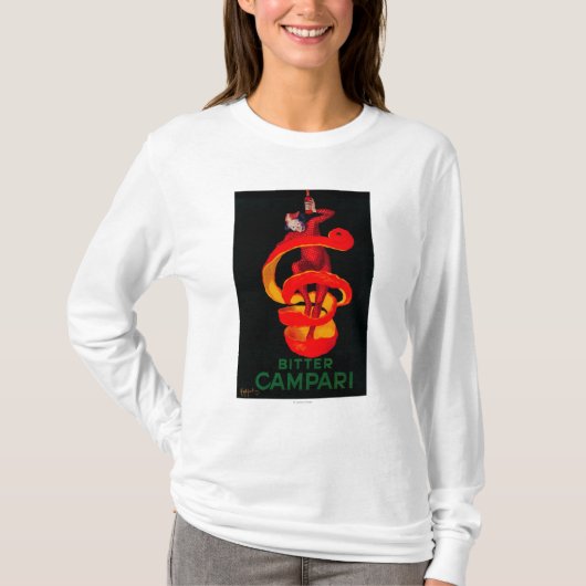 Bitter Campari PosterEurope T-shirt (Voorkant)