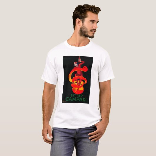 Bitter Campari  PosterEurope T-shirt (Voorkant volledig)