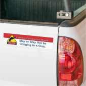 Bitter Christelijk aan boord Bumpersticker (Op Truck)