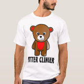 Bitter Clinger T-shirts, grappig T-shirt (Voorkant)