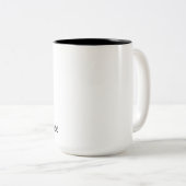 Bitter Coffee-mok Tweekleurige Koffiemok (Voorkant rechts)