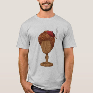 Bitter Franse Pruik actrice T-shirt