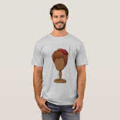 Bitter Franse Pruik actrice T-shirt (Voorkant volledig)