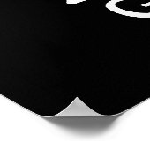 Bitter Gourd Funny Veggie Pun Dark BG Poster (Hoek)