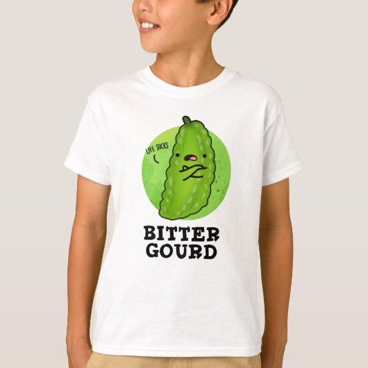 Bitter Gourd Funny Veggie Pun T-shirt (Voorkant)