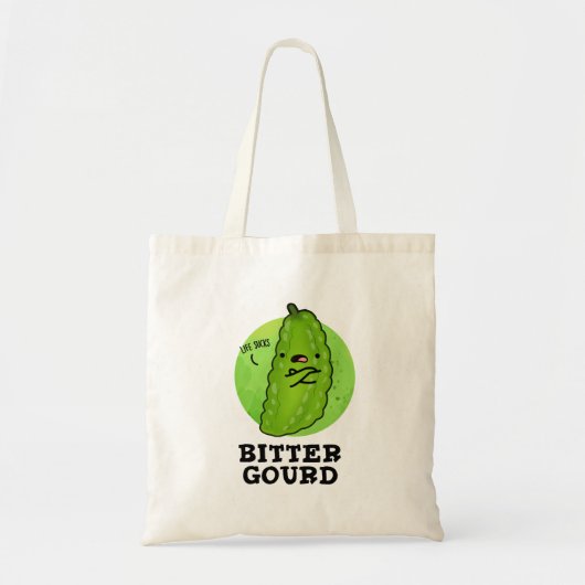 Bitter Gourd Funny Veggie Pun Tote Bag (Voorkant)