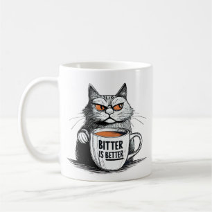 Bitter is beter - Bold Coffee Lover Quote Design Koffiemok