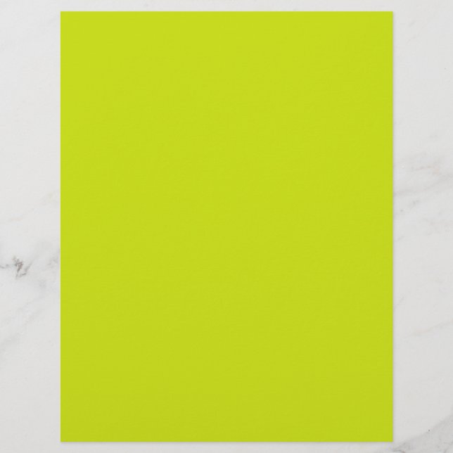 Bitter lemon  (effen kleur)  briefhoofd (Voorkant)