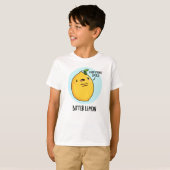 Bitter Lemon Funny Fruit Pun T-shirt (Voorkant volledig)