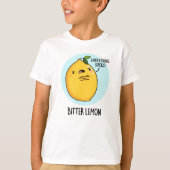 Bitter Lemon Funny Fruit Pun T-shirt (Voorkant)