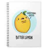 Bitter Lemon Grappige Fruitwoordspeling  Notitieboek (Voorkant)