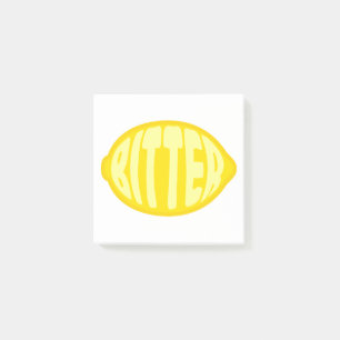 Bitter Lemon Post-it® Notes
