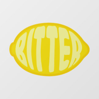 Bitter Lemon Raamsticker