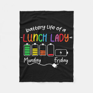 Bitter leven van een schoollunchdame cafetaria wer fleece deken