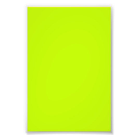 Bitter limoen (vaste kleur) foto afdruk (Voorkant)