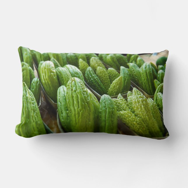 Bitter Melon Cucumber City Market Kansas City Kussen (Voorkant)