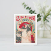 Bitter Oosterse Vintage Poster 1897 Briefkaart (Staand voorkant)