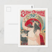 Bitter Oosterse Vintage Poster 1897 Briefkaart (Voorkant / Achterkant)