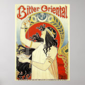 Bitter Oriental Poster van Henri Privat Livemont (Voorkant)