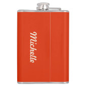 "Bitter Oriental" Vintage Ad monogram maatkolf Heupfles (Achterkant)