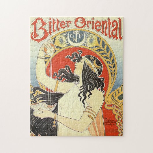 "Bitter Oriental" Vintage Ad puzzel Legpuzzel (Verticaal)