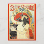"Bitter Oriental" Vintage en briefkaart (Voorkant)