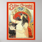 "Bitter Oriental" Vintage en poster (Voorkant)
