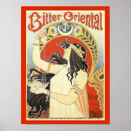 "Bitter Oriental" Vintage en poster