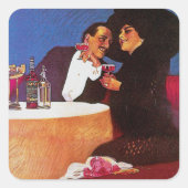 Bitter Pastore Vierkante Sticker (Voorkant)