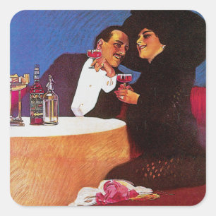 Bitter Pastore Vierkante Sticker