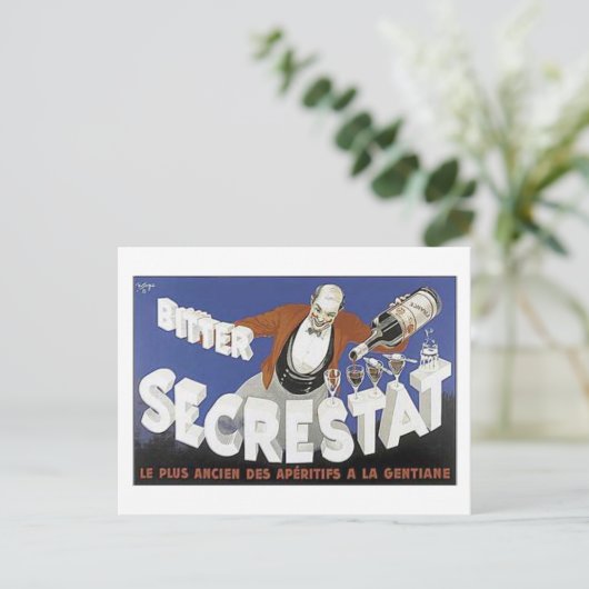 Bitter Secrestat Briefkaart (Staand voorkant)