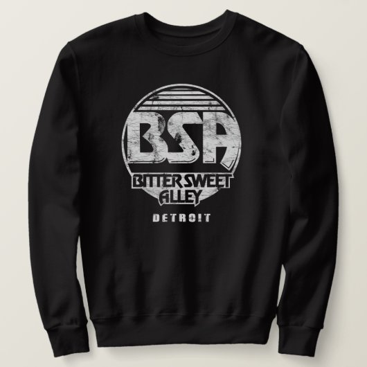 Bitter Sweet Alley (BSA ) BLK Logo Trui (Design voorkant)