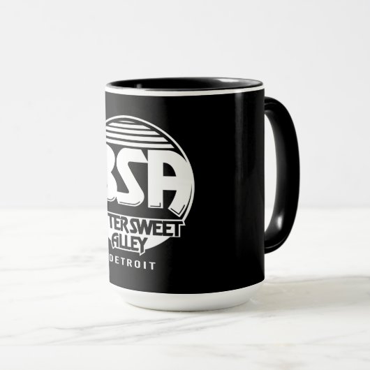 Bitter Sweet Alley (BSA) - Mok - WHT Logo (Voorkant rechts)